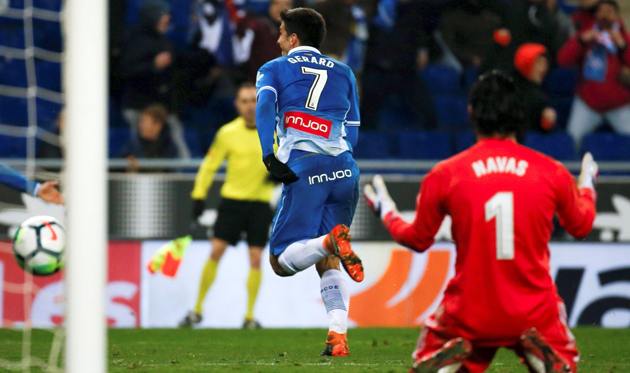 Херард Морено забил победный гол, twitter.com/laliga