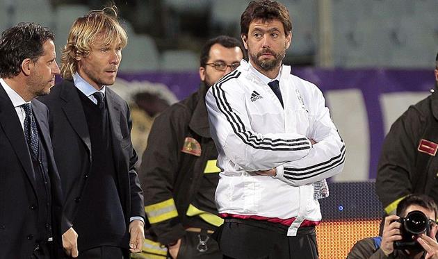 Павел Недвед и Андреа Аньелли: 