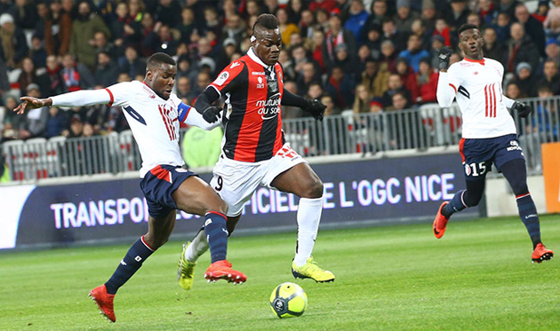 Балотелли открыл счет в матче, ogcnice.com