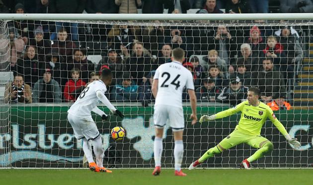 Суонси - Вест Хэм, фото: twitter.com/premierleague