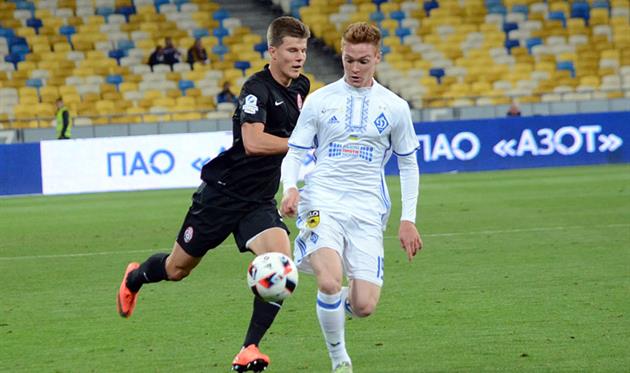 Цыганков выходит в старте, фото: ФК Динамо