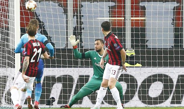 Милан - Арсенал, фото: twitter.com/acmilan