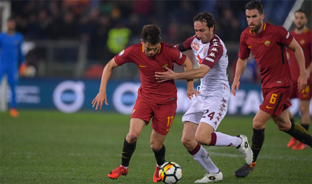 рома одолела торино, twitter.com/officialasroma