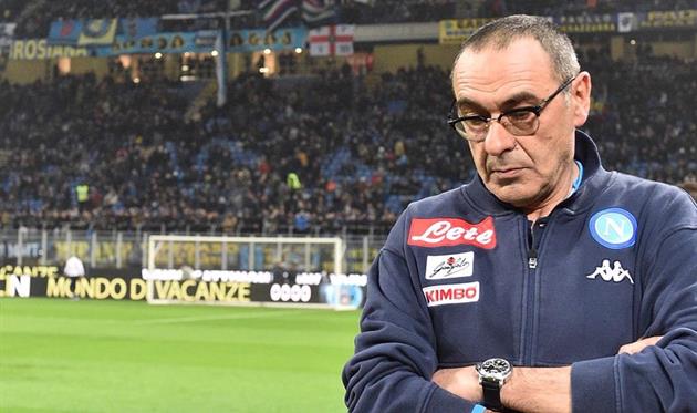 Маурицио Сарри загрустил... Фото ФК Наполи