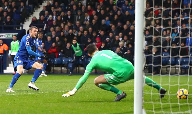 Гол Джейми Варди в ворота Вест Бромвича стал лучшим в 30-м туре АПЛ