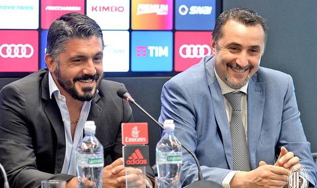 Дженнаро Гаттузо и Массимилиано Мирабелли, фото ФК Милан