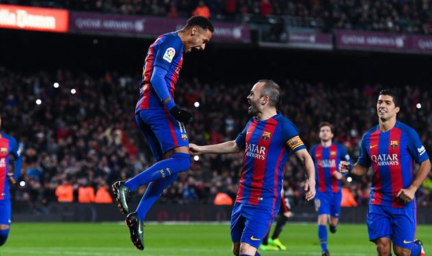 Неймар, Иньеста и Суарес, getty images