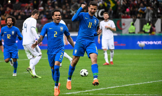 Коутиньо забил второй гол, twitter.com/FIFAWorldCup