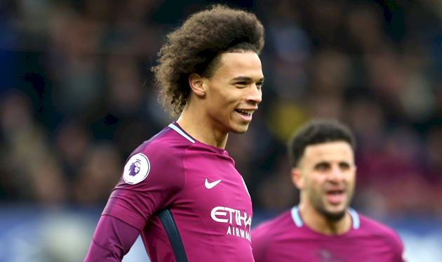 Сане открыл счет в матче, mancity.com