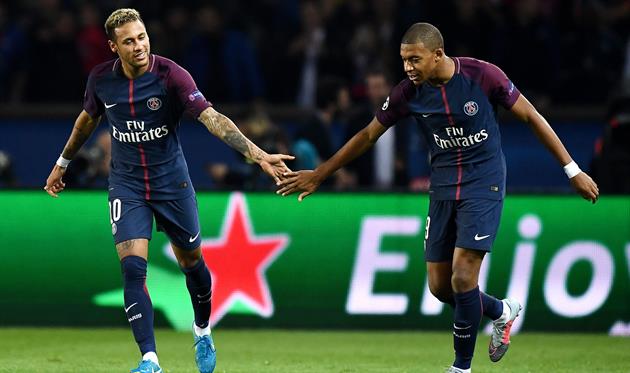 Неймар и Килиан Мбаппе, EPA
