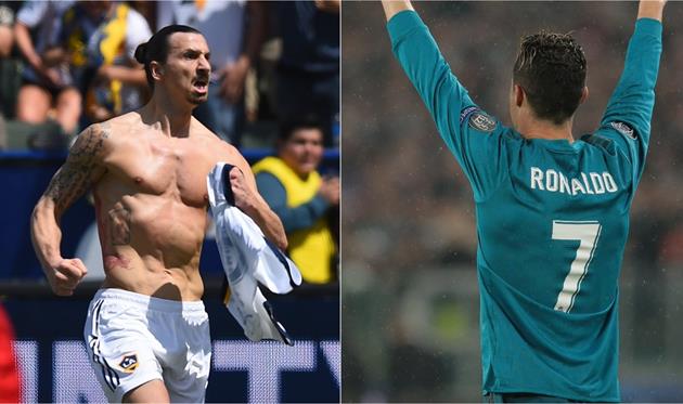 Златан Ибрагимович и Криштиану Роналду
