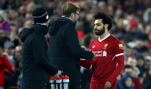Юрген Клопп и Мохамед Салах, Getty Images
