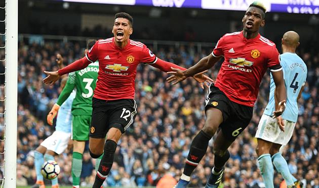 Крис Смоллинг и Поль Погба, Getty Images