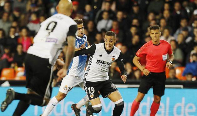 Родриго - автор победного гола, twitter.com/valenciacf