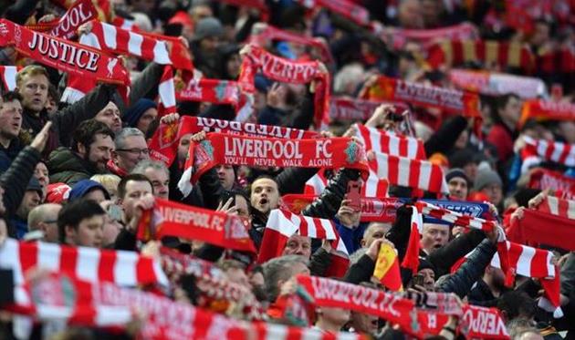 У Ливерпуля самые шумные фанаты в АПЛ, у МЮ — четвертые