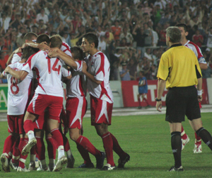 Радость молодых спартаковцев, фото spartak-nalchik.ru