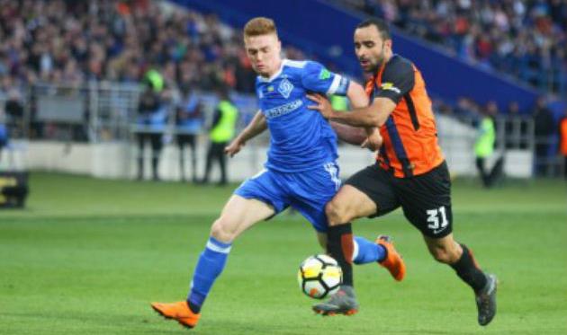 Виктор Цыганков (слева), ФК Динамо Киев