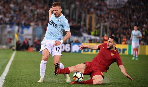 Иммобиле и Манолас, twitter.com/officialasroma