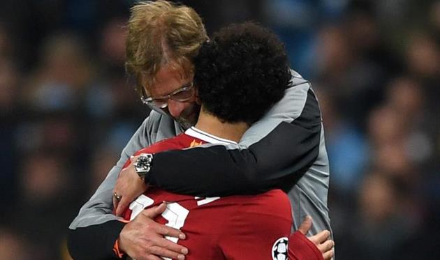 Клопп и Салах, getty images