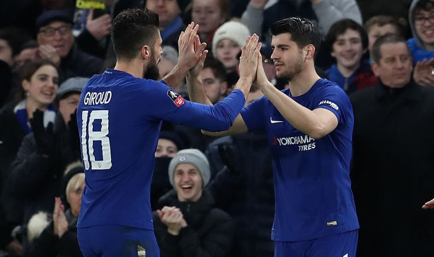 Оливье Жиру и Альваро Мората, Getty Images