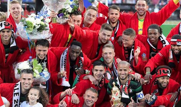 Ван Перси помог Фейеноорду выиграть Кубок Нидерландов