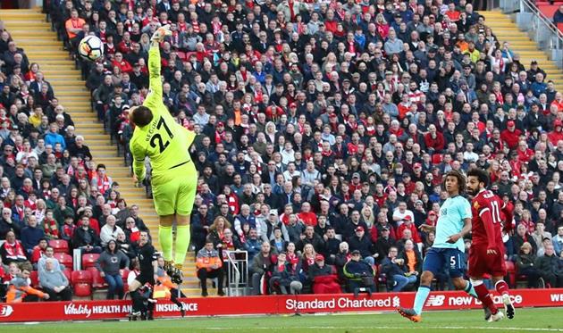 Лучший гол 34-го тура АПЛ в исполнении Мохамеда Салаха, Getty Images