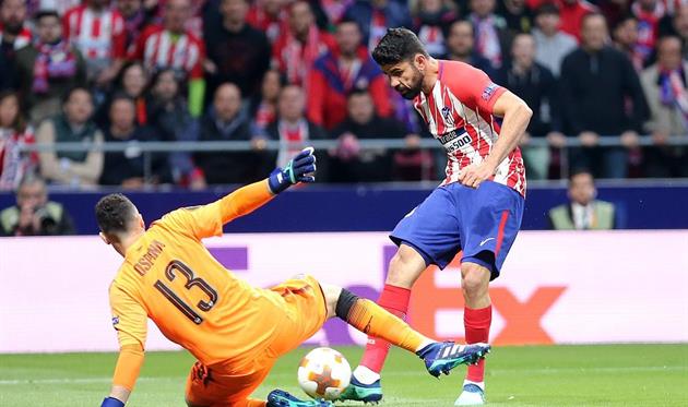 Гол Диего Косты в ворота Арсенала вывел Атлетико в финал Лиги Европы, фото twitter.com/Atleti