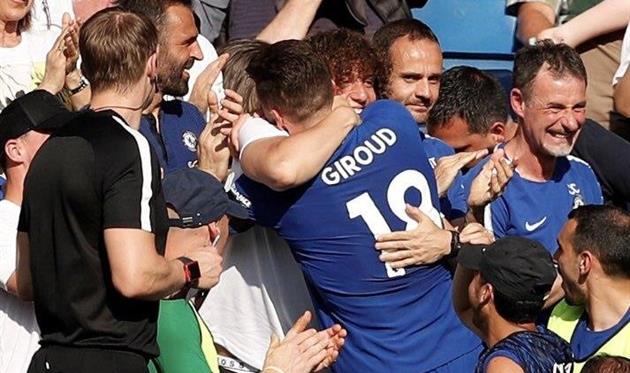 Оливье Жиру и Давид Луис