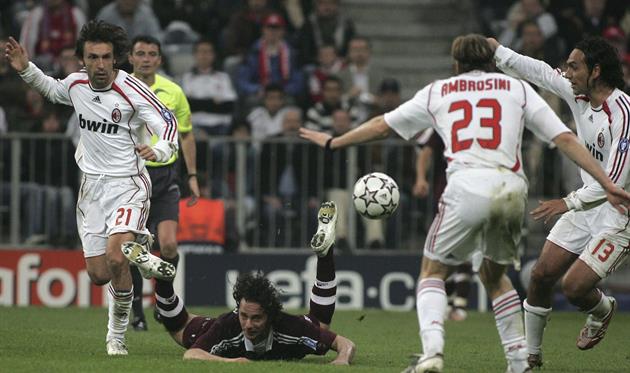 В свое время Андреа Пирло и Массимо Амброзини вместе играли за Милан, Getty Images