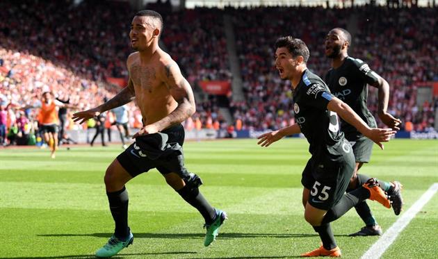 Манчестер Сити набрал рекордные 100 очков в АПЛ, Фото: twitter.com/ManCity