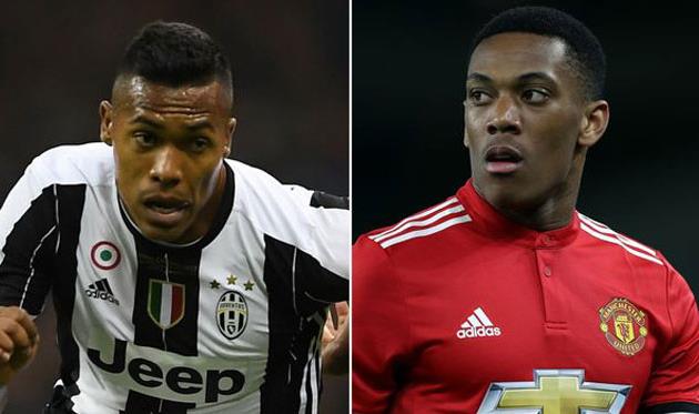 Алекс Сандро и Антони Мартиаль, Manchester Evening News