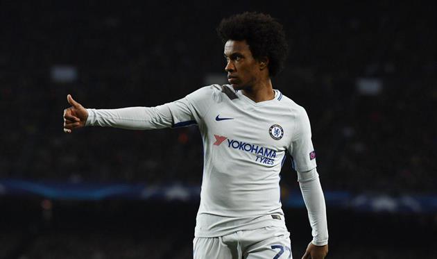 Виллиан хочет покинуть Челси, если Конте останется. МЮ следит за ситуацией