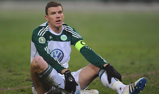 Эдин Джеко в Вольфсбурге, getty images