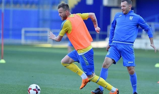 Андрей Ярмоленко (слева), ФФУ