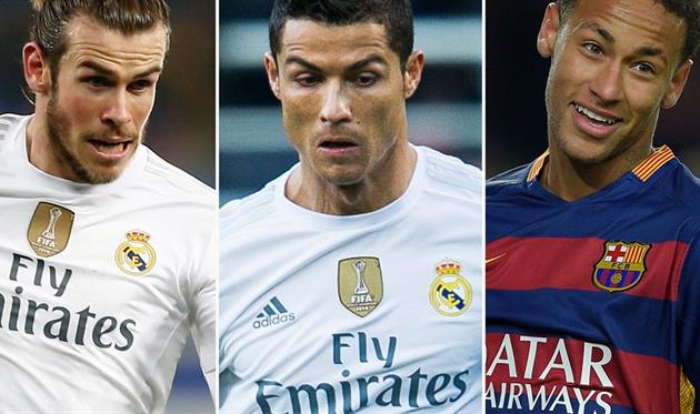 Бэйл, Роналду и Неймар