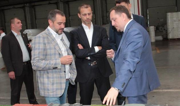 Чеферин: Мой друг Андрей Павелко и ФФУ проводят большую работу и могут надеяться на отличные результаты