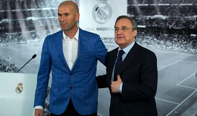 Зинедин Зидан и Флорентино Перес, Getty Images