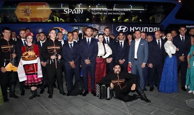 Сборная Испании прибыла на ЧМ-2018, фото пресс-службы сборной Испании
