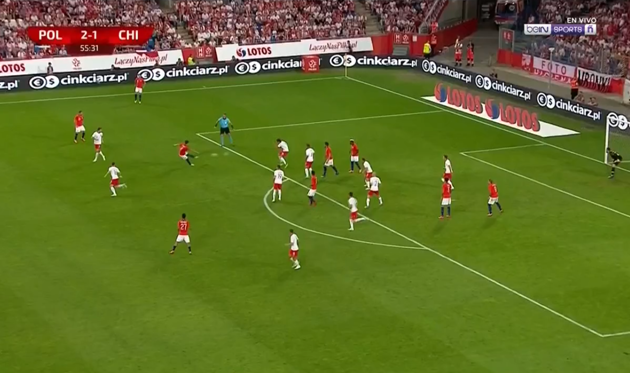 Пушечный выстрел Альборноса в матче против Польши