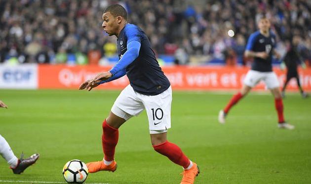 килиан мбаппе - автор забитого гола в составе сборной франции, twitter.com/equipedefrance