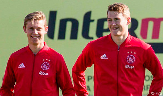 Де йонг (слева) и Де Лигт