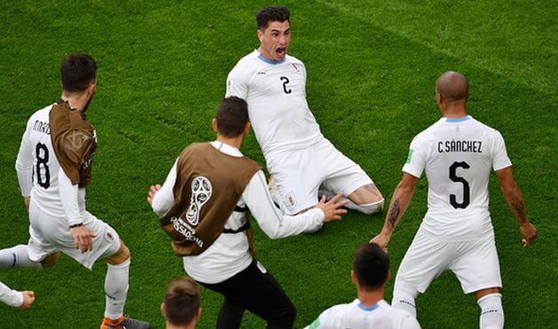 радость игроков сборной уругвая, getty images