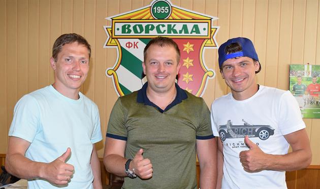 Вадим Сапай (слева) и Павел Ребенок (справа), vorskla.com.ua