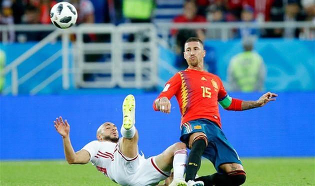 рамос в борьбе с амрабатом, getty images