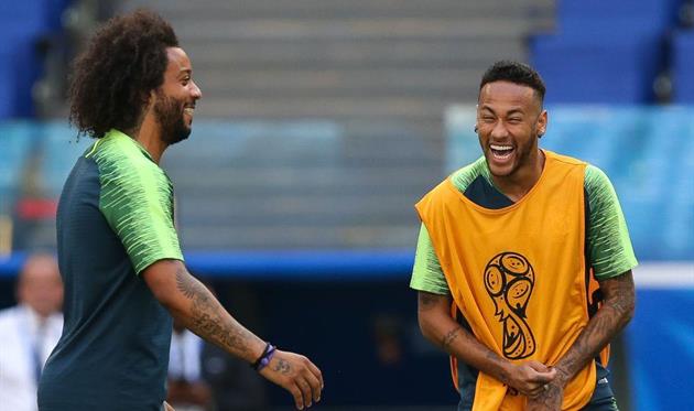 Марсело и Неймар рвутся в бой, Getty Images