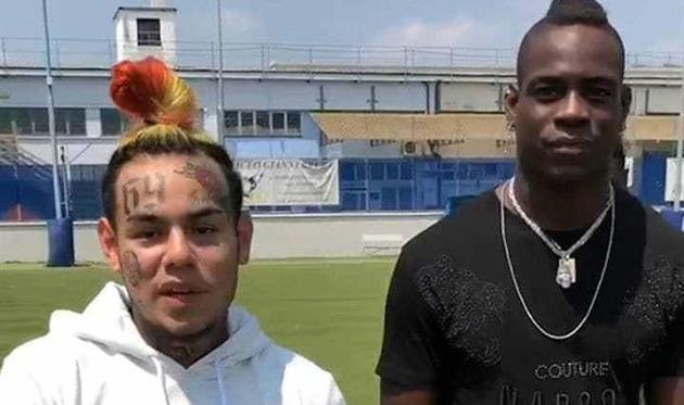 Марио Балотелли и репер 6ix9ine