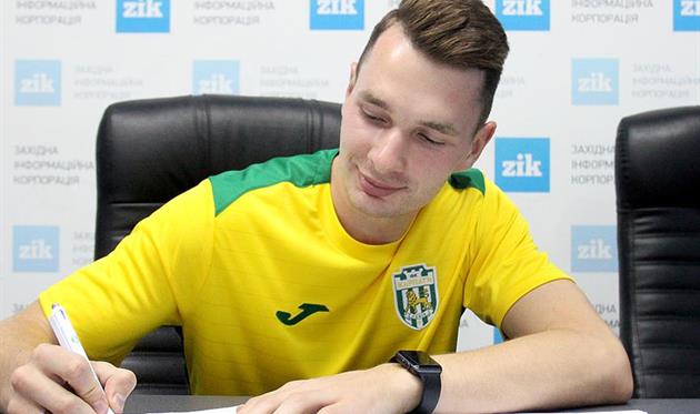 Пеньков — игрок Карпат 
