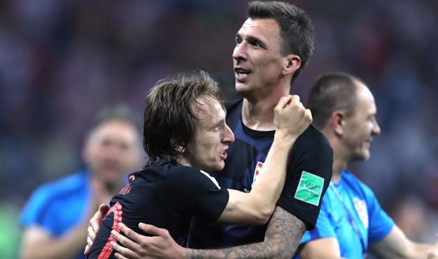 Лука Модрич и Марио Манджукич, Getty Images