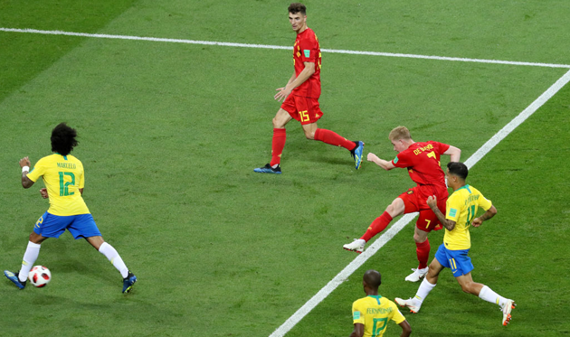 Де Брюйне удвоил преимущество бельгийцев, Getty Images