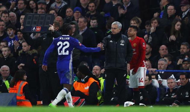 ВИЛЛИАН И ЖОЗЕ МОУРИНЬО, GETTY IMAGES